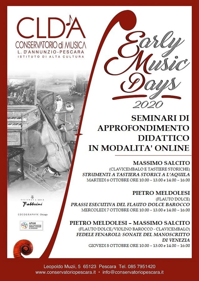 Early Music Days edizione 2020 