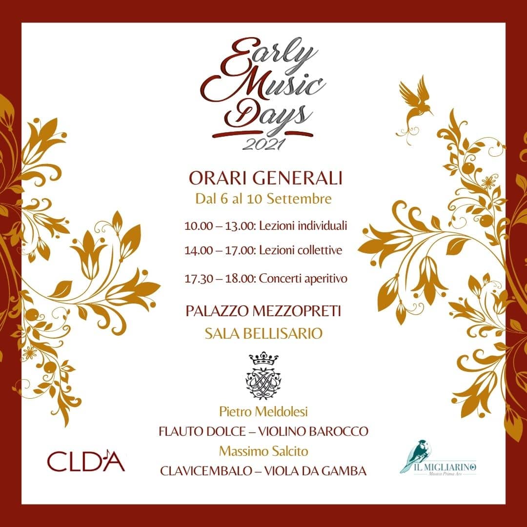 Early Music Days 2021